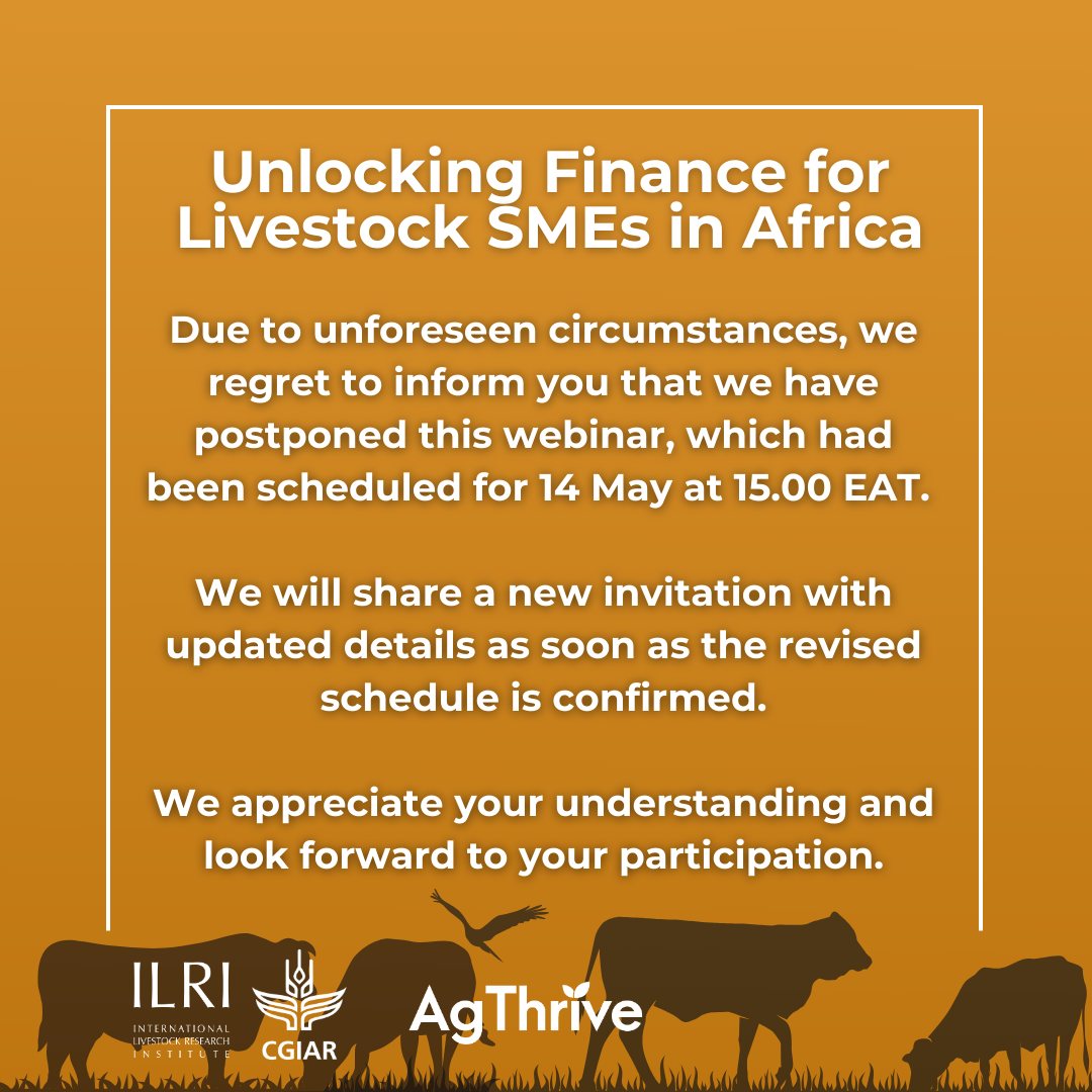 Postponement of webinar