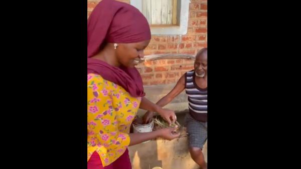 Maxine, a farmer from Makueni County, Kenya